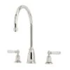 Perrin & Rowe Athenian 3 Hole Sink Mixer Lever Handles Chrome -Deals Bathroom Store perrin rowe 4371cpwpc