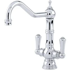 Perrin & Rowe Picardie Sink Mixer With Levers Chrome