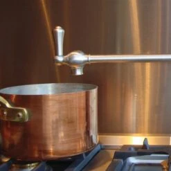 Perrin & Rowe Pot Filler With Lever Handles Pewter -Deals Bathroom Store perrin rowe 4799pf 3