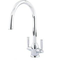 Perrin & Rowe Oberon Sink Mixer With C Spout Chrome