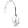 Perrin & Rowe Oberon Sink Mixer With C Spout Pewter -Deals Bathroom Store perrin rowe 4861pf