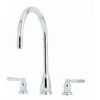 Perrin & Rowe Callisto Lever 3 Hole Sink Mixer C Spout Pewter -Deals Bathroom Store perrin rowe 4886pf