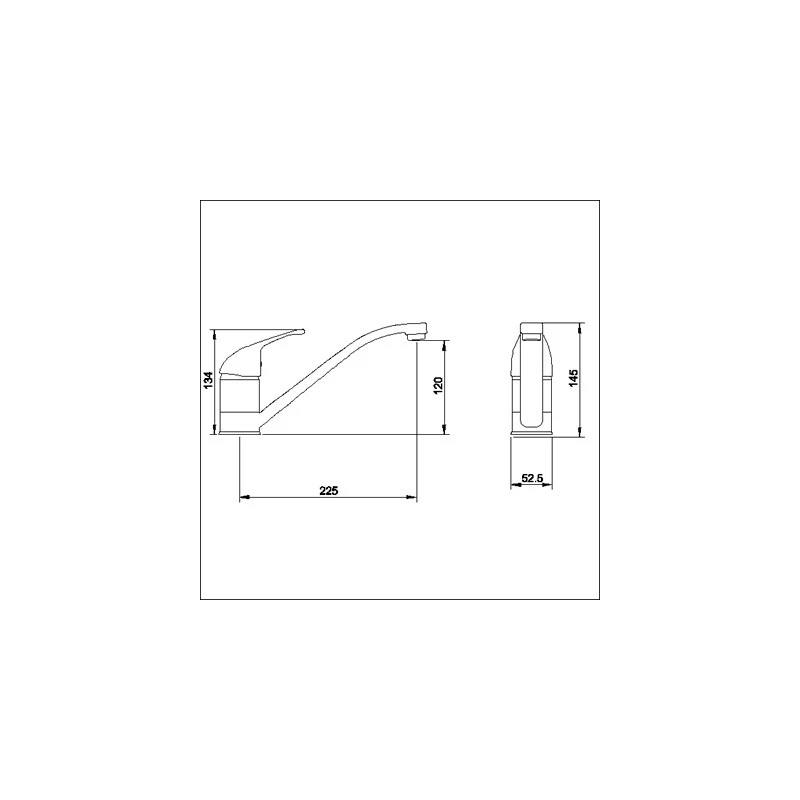Premier® Premier Eon Mono Sink Mixer 4 Premier® Premier Eon Mono Sink Mixer - Image 2