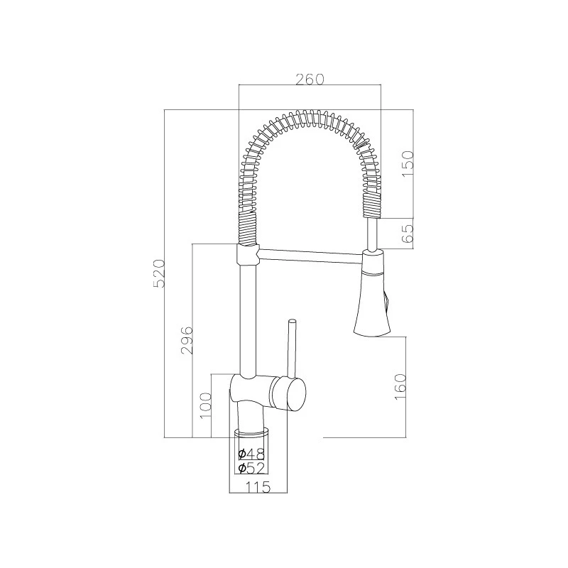 Premier® Premier Pull-Out Mixer Tap 3 Premier® Premier Pull-Out Mixer Tap - Image 2