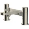RAK Petit Round Bath Shower Mixer Brushed Nickel -Deals Bathroom Store rak rakper3005n