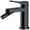 RAK Petit Round Bidet Mixer Matt Black 1 RAK Petit Round Bidet Mixer Matt Black -Deals Bathroom Store rak rakper3006b