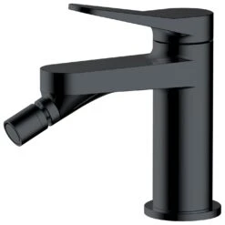 RAK Petit Round Bidet Mixer Matt Black
