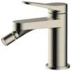 RAK Petit Round Bidet Mixer Brushed Nickel -Deals Bathroom Store rak rakper3006n