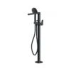 RAK Petit Round Freestanding Bath Shower Mixer Matt Black -Deals Bathroom Store rak rakper3014b