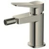 RAK Petit Square Bidet Mixer Brushed Nickel -Deals Bathroom Store rak rakpes3006n