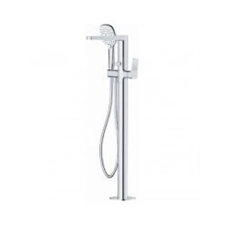 RAK Petit Square Freestanding Bath Shower Mixer Chrome