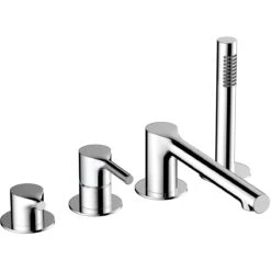 RAK Sorrento 4 Hole Bath Shower Mixer Chrome