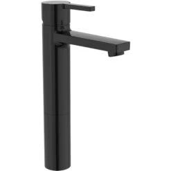 Roca Naia Extended Height Basin Mixer Titanium Black