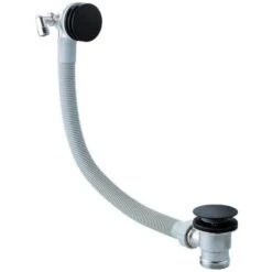 Synergy Black Overflow Bath Filler & Pop-Up Waste