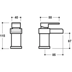 Synergy Studio Z Mini Basin Mixer 7 Synergy Studio Z Mini Basin Mixer -Deals Bathroom Store synergy sy z07 n 3