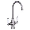 Trisen Rura Two Handle Kitchen Mixer Tap Brushed Nickel 2 Trisen Rura Two Handle Kitchen Mixer Tap Brushed Nickel -Deals Bathroom Store trisen tk002bn
