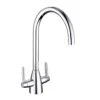 Trisen Roune Two Handle Kitchen Mixer Tap Chrome 2 Trisen Roune Two Handle Kitchen Mixer Tap Chrome -Deals Bathroom Store trisen tk015