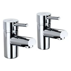Twyford X60 3/4″ Bath Pillar Taps Pair