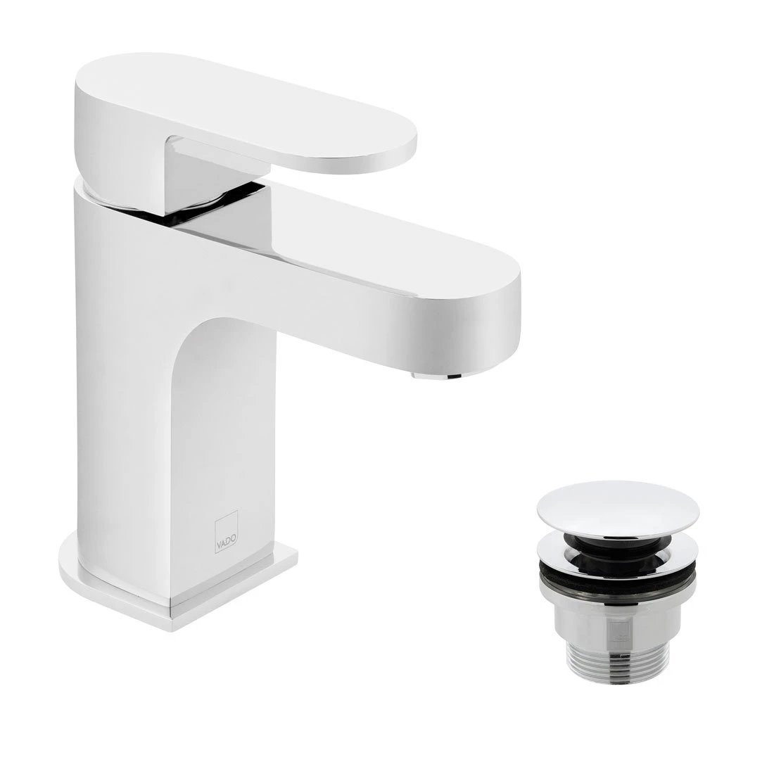 Vado Life Mono Basin Mixer With Universal Waste 3 Vado Life Mono Basin Mixer With Universal Waste