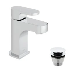 Vado Life Mini Mono Basin Mixer With Universal Waste