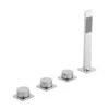 Vado Omika 4 Hole Bath Shower Mixer Without Spout -Deals Bathroom Store vado omi 135ns cp