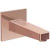 Vitra Root Square Bath Spout Copper